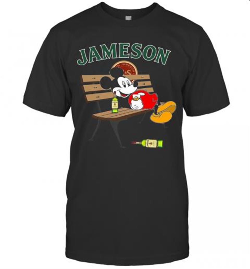 Interesting Mickey Mouse Drink Jameson T-shirt 