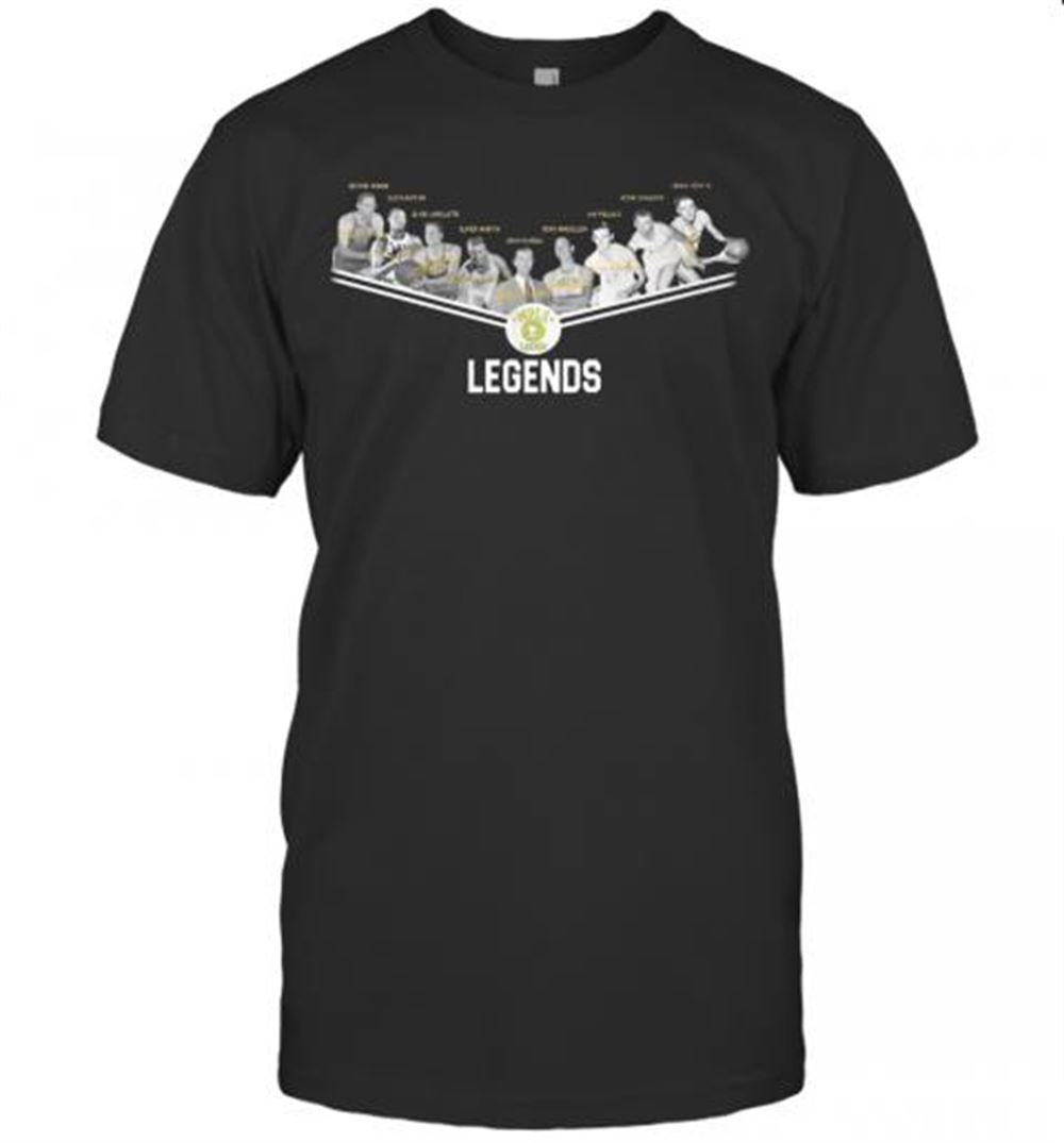 Amazing Minneapolis Lakers Legends Signature T-shirt 