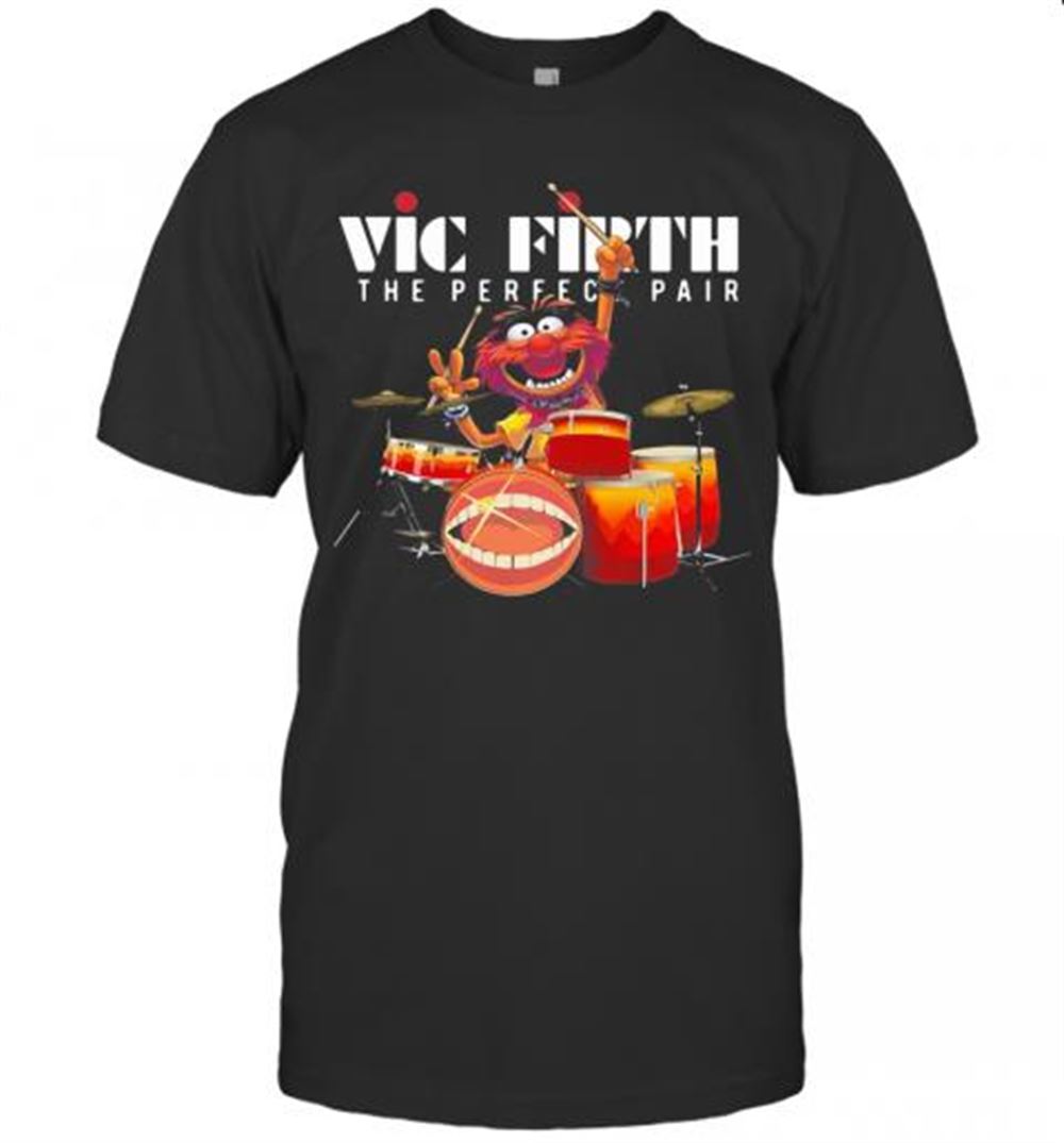 Amazing Muppet Drummer Vic Firth The Perfect Pair Shirt T-shirt 