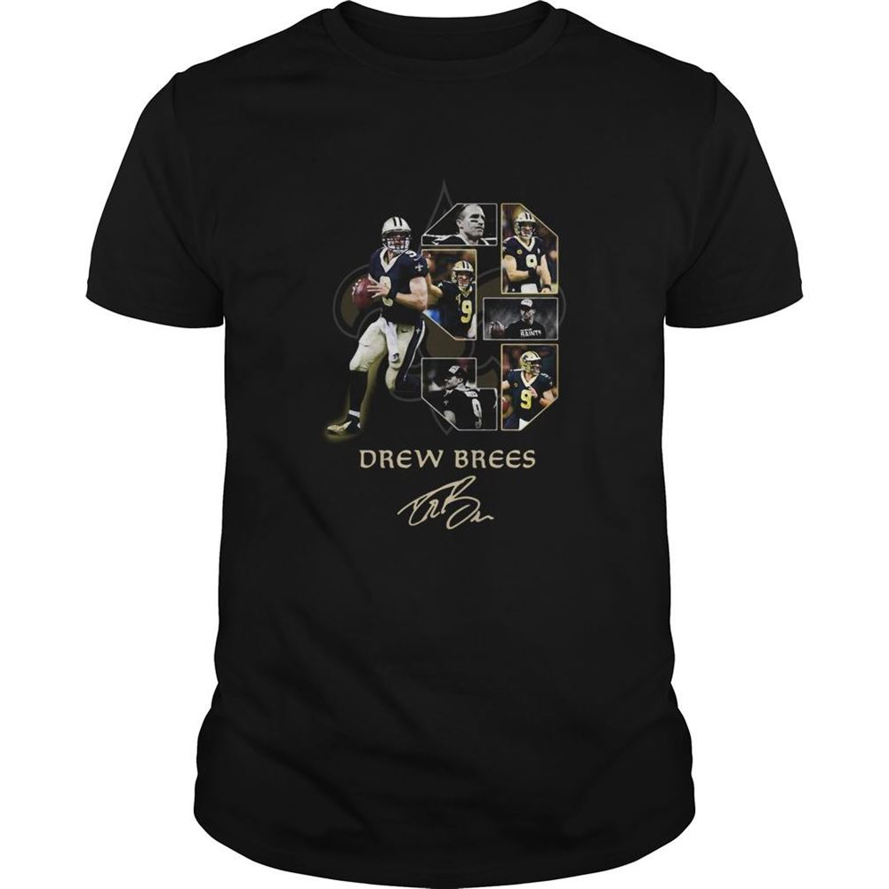 Amazing New Orleans Saints Drew Brees Signature Shirt 