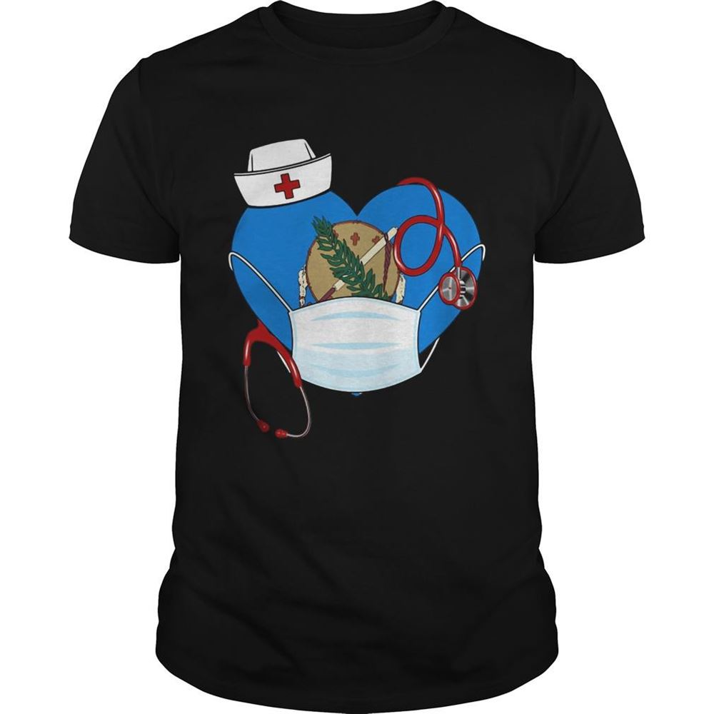 Limited Editon Oklahoma Heart Mask Nurse Shirt 