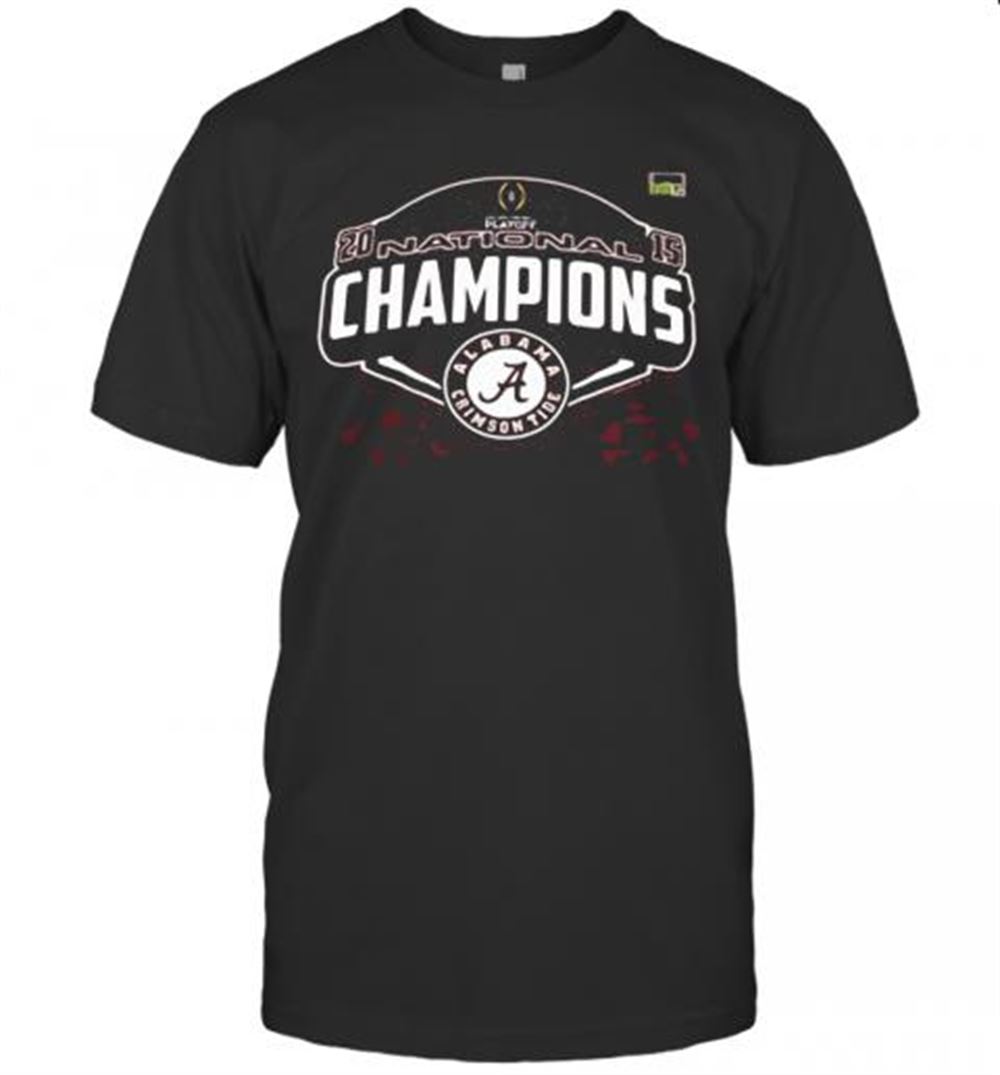 Limited Editon Playoff National Champions Alabama Crimson T-shirt 