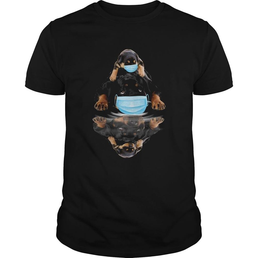 Awesome Rottweilers Mask Water Mirror Shirt 