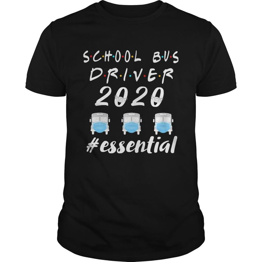 Amazing School Bus Driver 2020 Mask Essential Shirt 