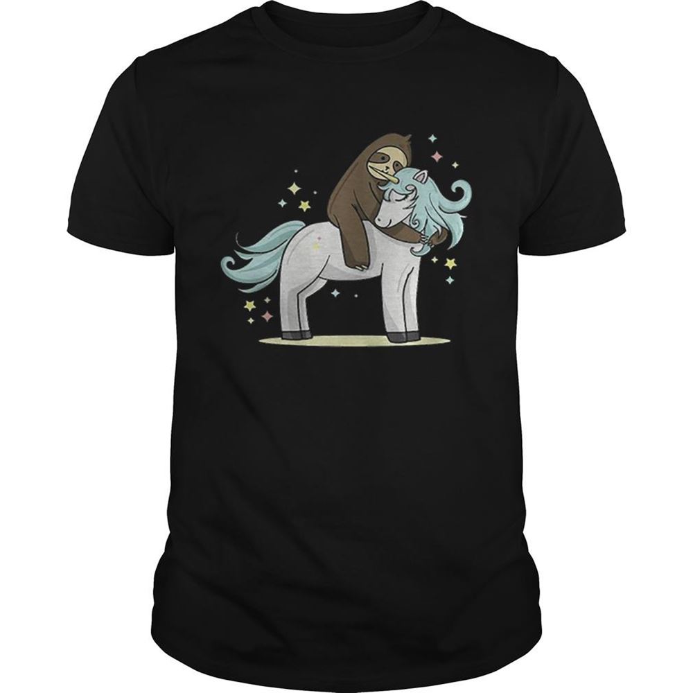 Promotions Sloth Riding Unicorn Shirt 