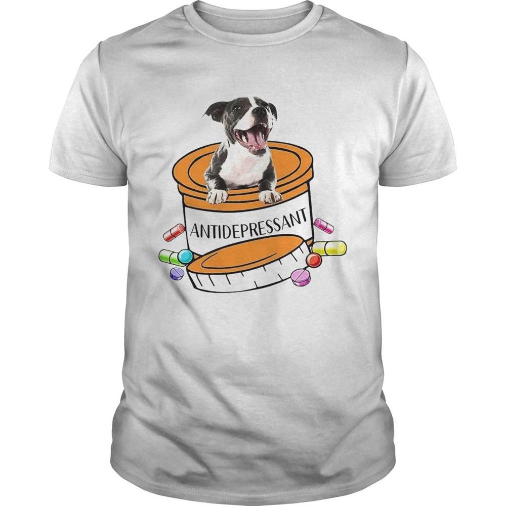 Amazing Staffordshire Bull Terrier Antidepressant Shirt 