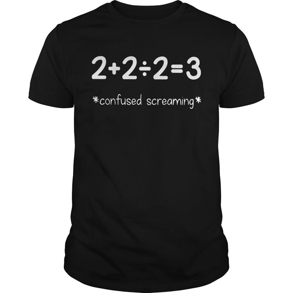Interesting Students And Maths Teacher Confused Screaming Shirt 