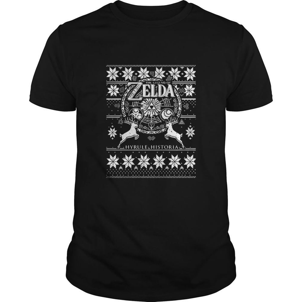 Interesting The Legend Of Zelda Hyrule Historia Ugly Christmas Shirt 