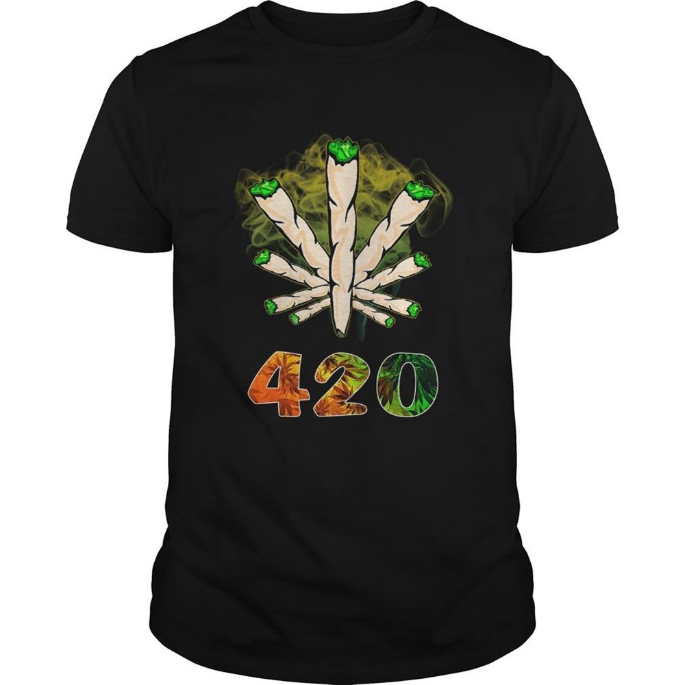 Happy The Smoke Circle 420 Weed Shirt 