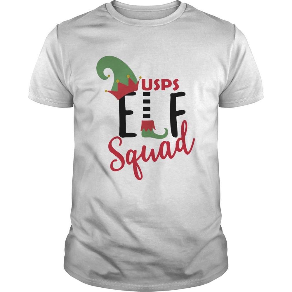Great Usps Elf Squad Christmas Shirt 