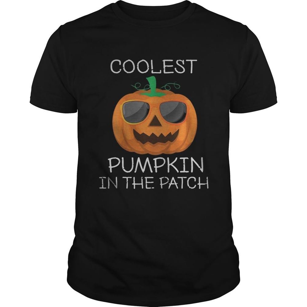 Gifts Kids Coolest Pumpkin In The Patch Halloween Costume Kids Gifts Tshirt 
