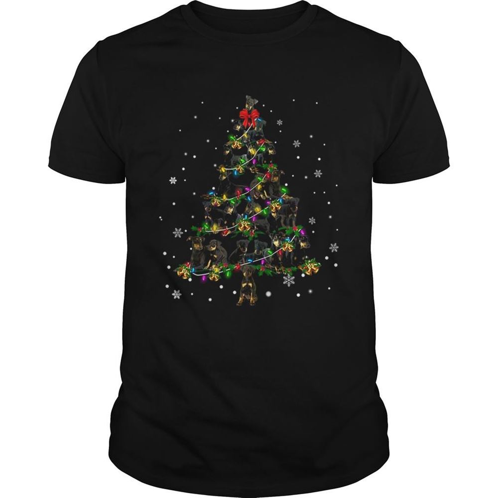 Promotions Manchester Terrier Christmas Tree Tshirt 