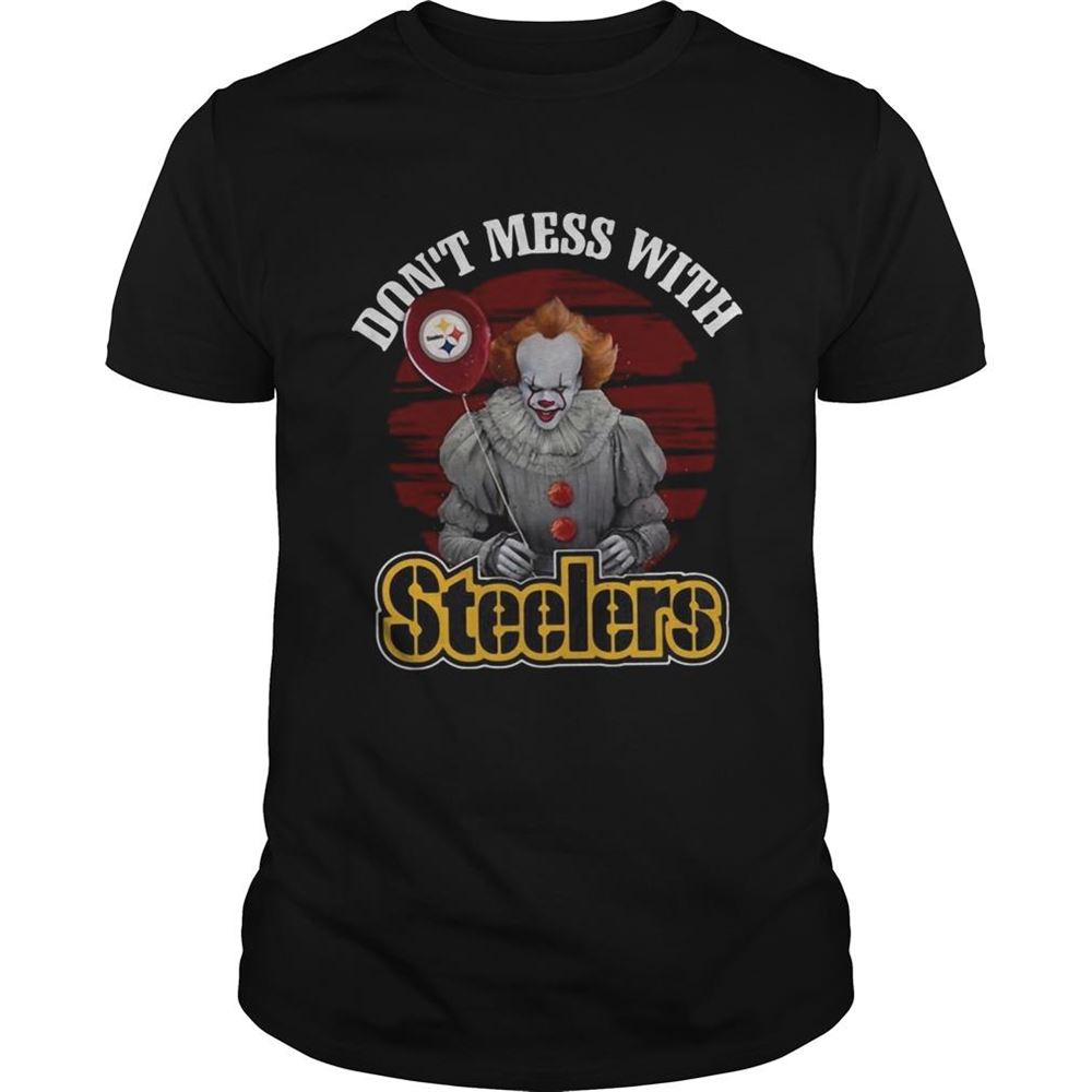 Awesome Pennywise It Dont Mess With Steelers Shirt 