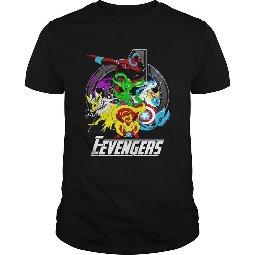 Interesting Pokemon Eevengers Endgame Shirt 