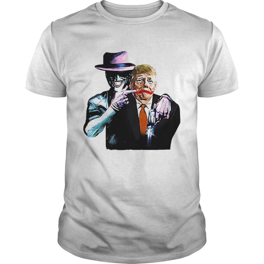 High Quality Poker Smile Painting Donald Trump Shirt 