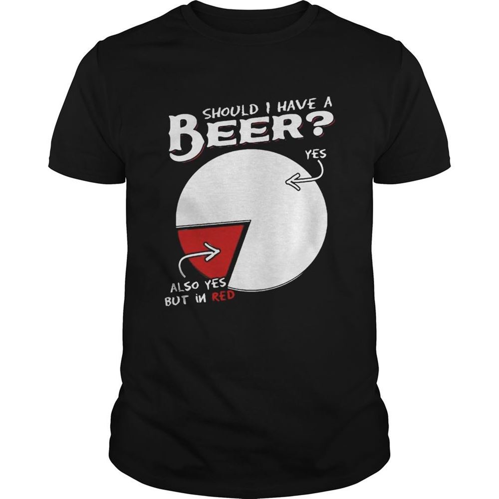 Attractive Should I Have A Beer Yes Also Yes But In Red Shirt 