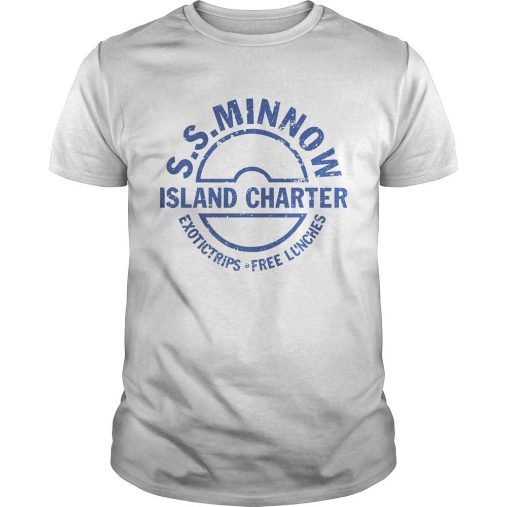 Interesting Ss Minnow Island Charter Exotic Trips Free Lunches Shirt 