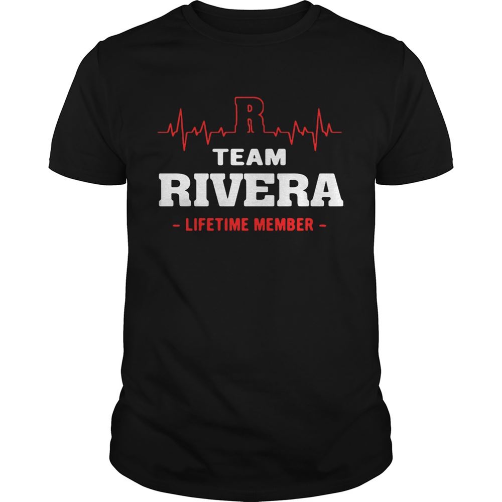 Interesting Team Rivera Lifetime Member Shirt 