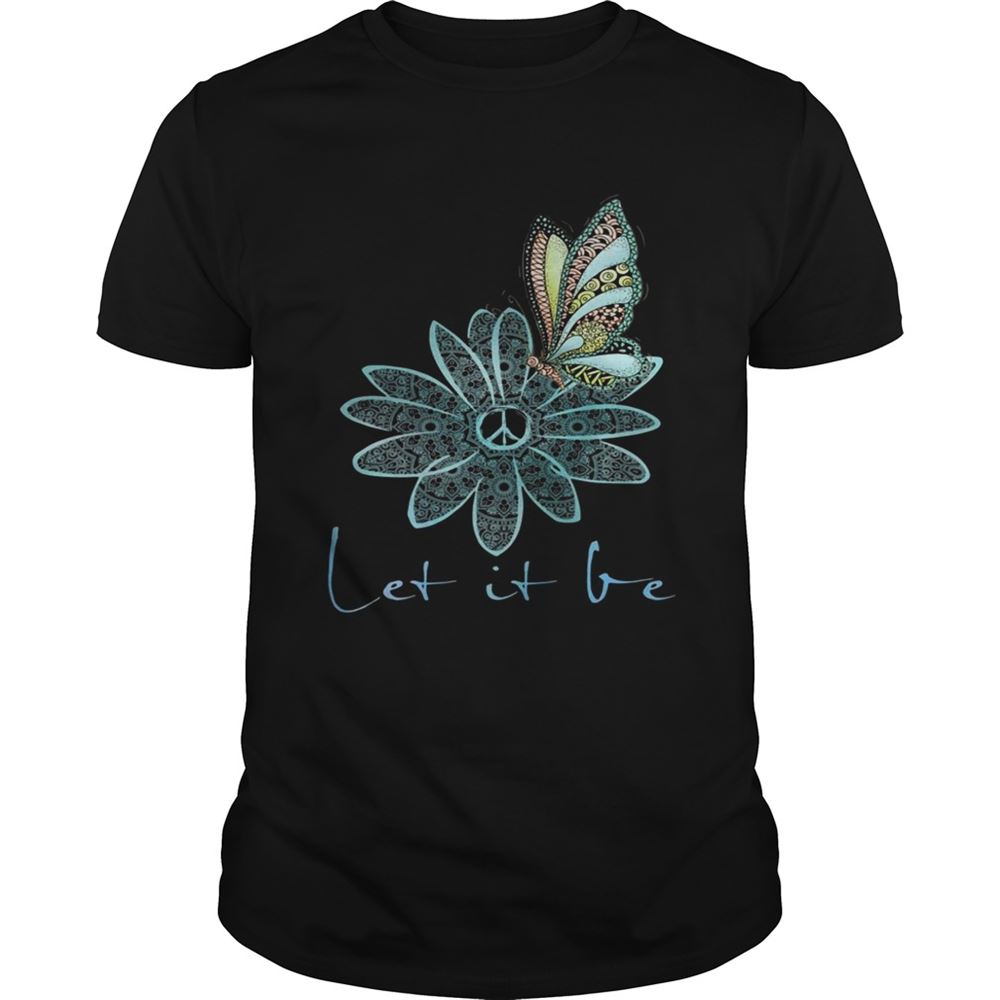 High Quality The Beatles Flower Butterfly Let It Be Shirts 