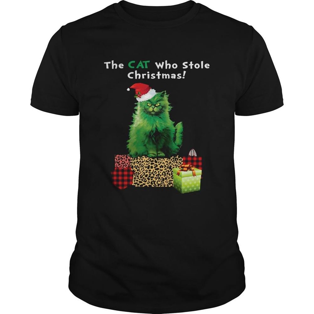 Awesome The Cat Who Stole Christmas Shirt 