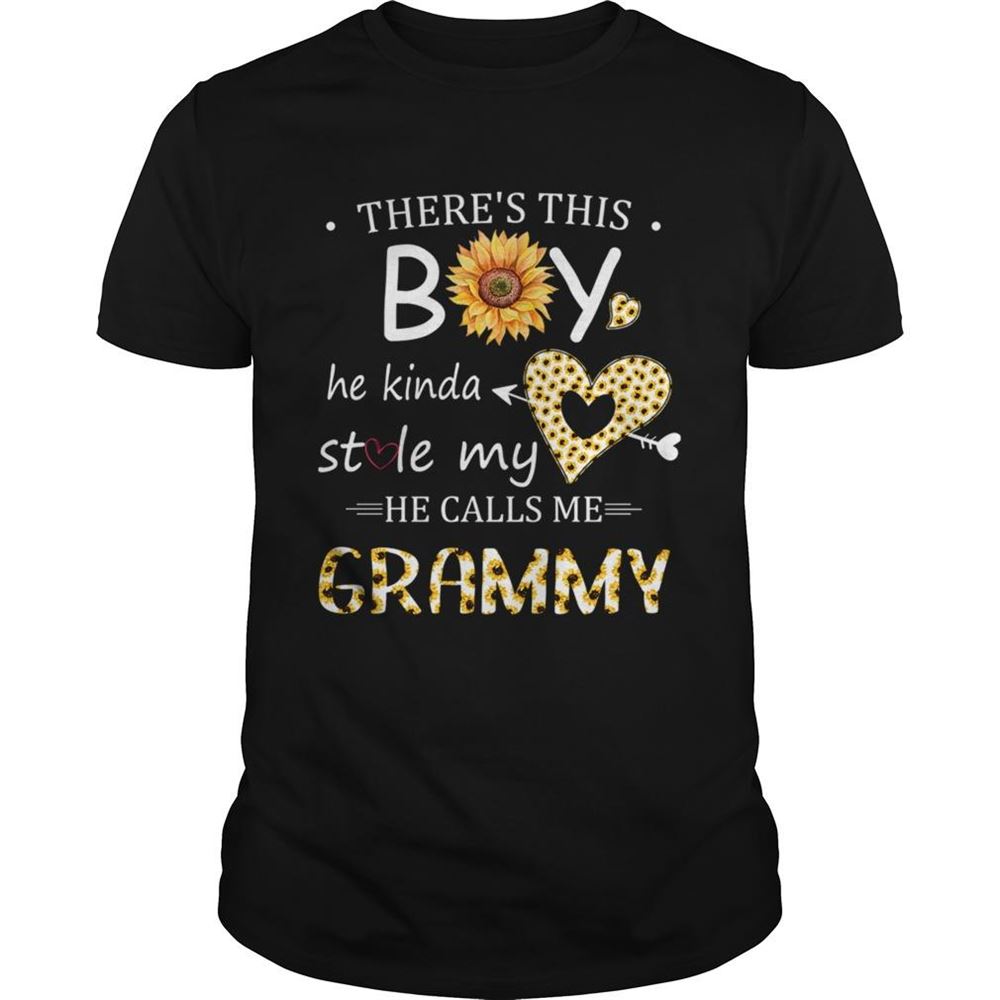Special This Boy He Kinda Stole My He Calls Me Grammy Tshirt 