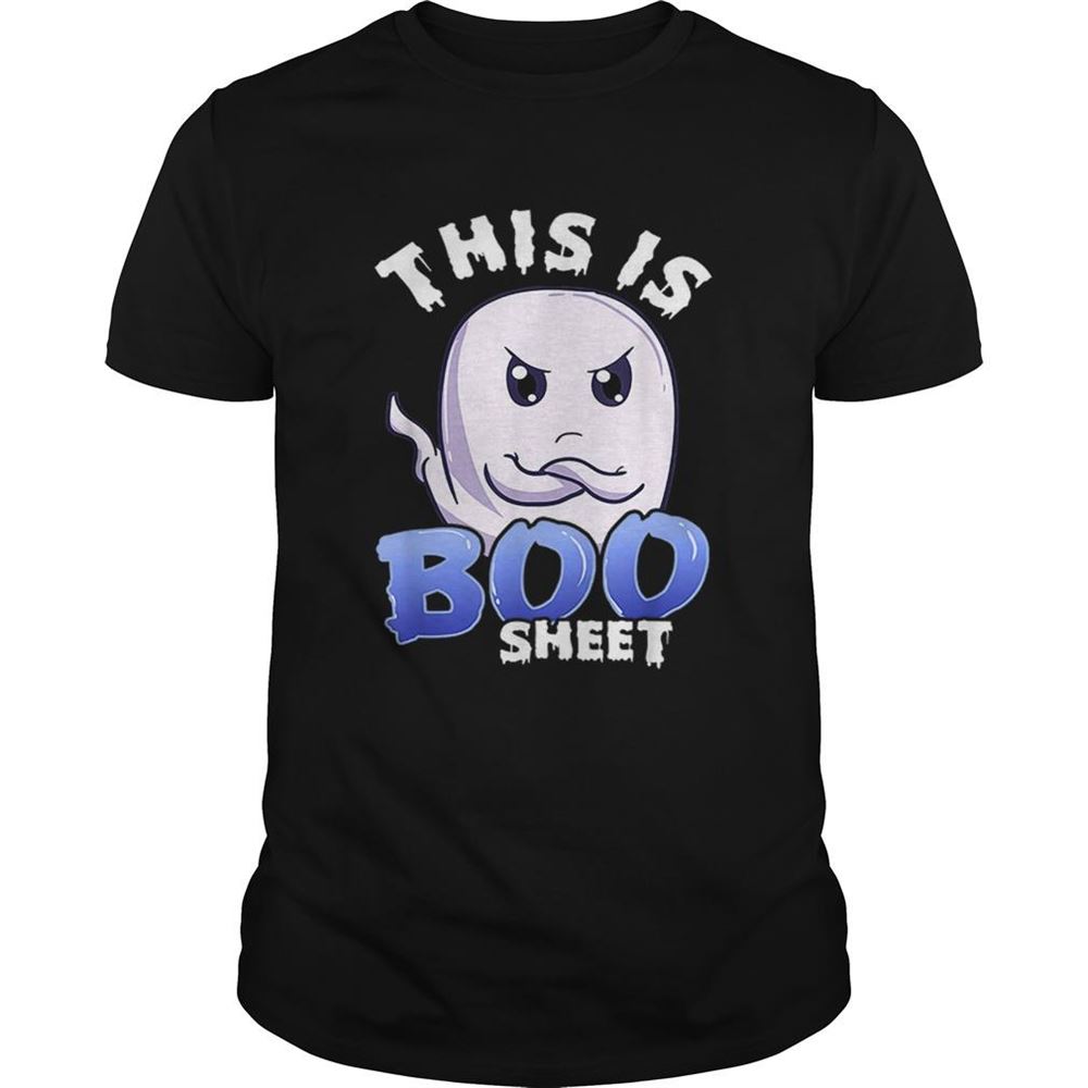 Special This Is Boo Sheet Boo Sheet Halloween Ghost Shirt 
