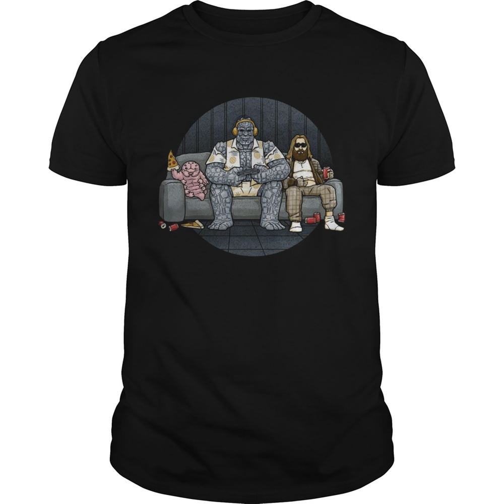 High Quality Thor And Korg Miek Sitting Sofa Shirt 