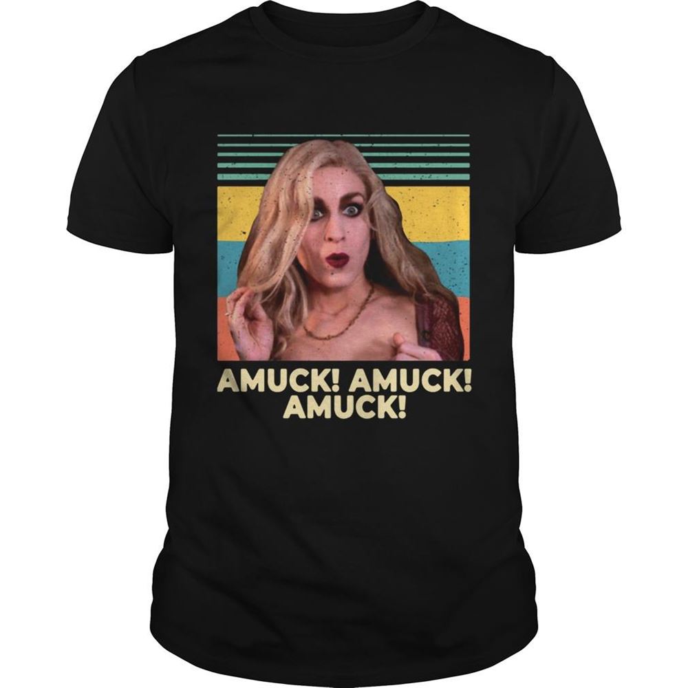 Interesting Vintage Sarah Sanderson Amuck Amuck Amuck Shirt 