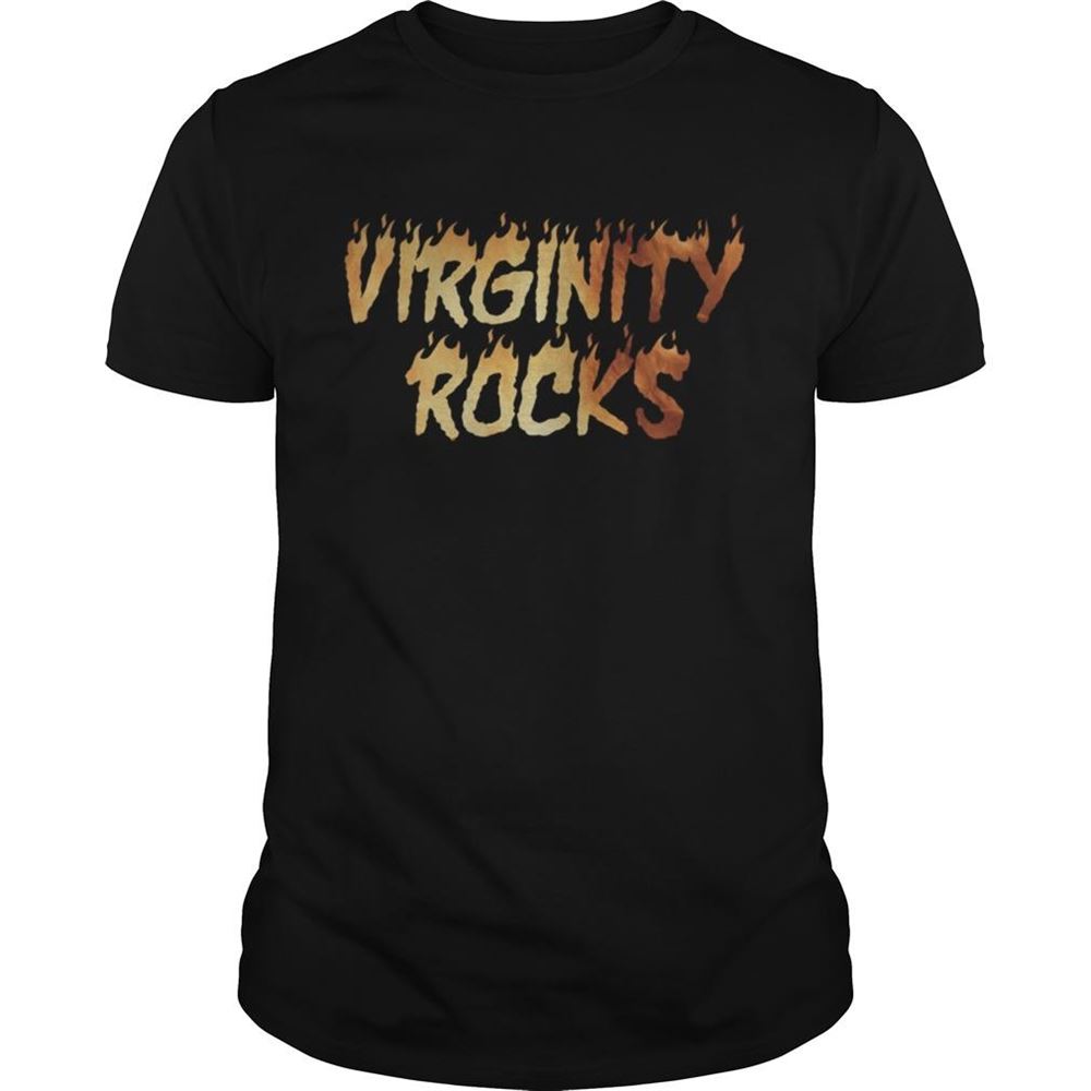 Special Virginity Rocks Flame On Tshirt 