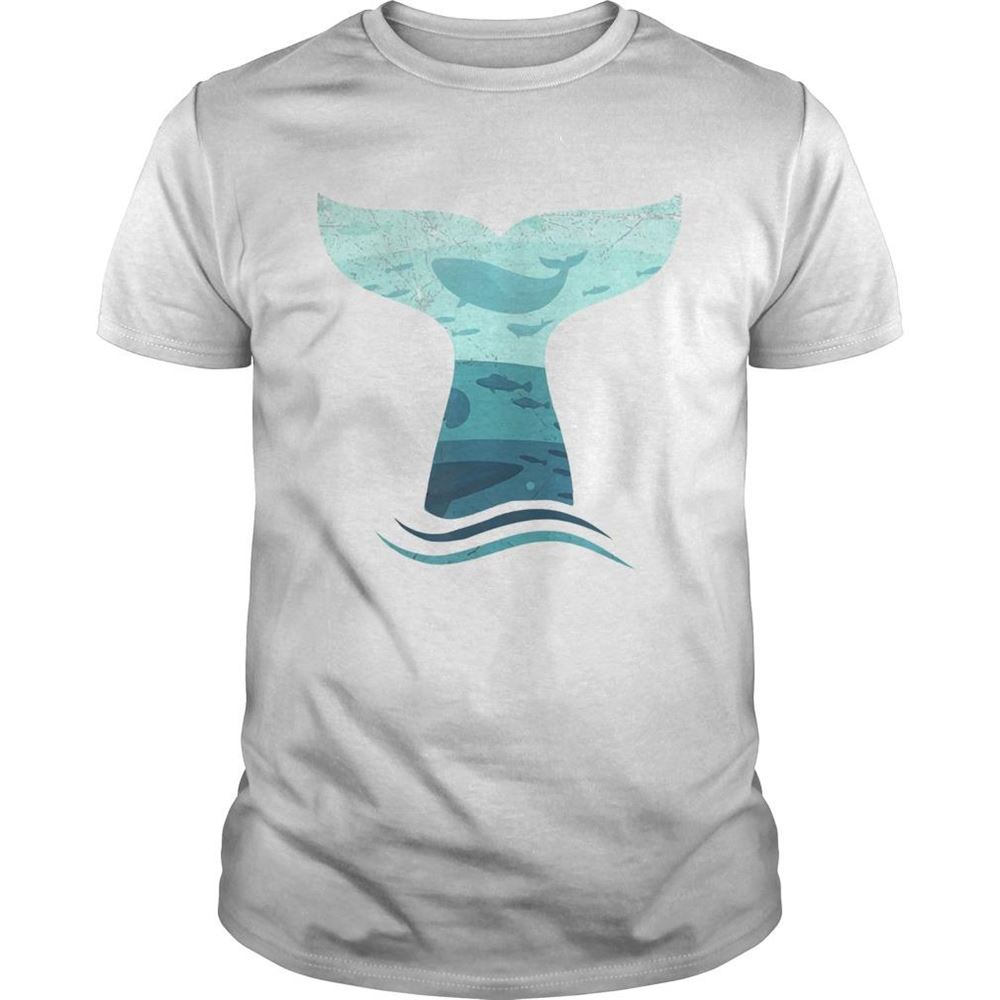 Amazing Whale Tail In Waves Orca Ocean Shirt 