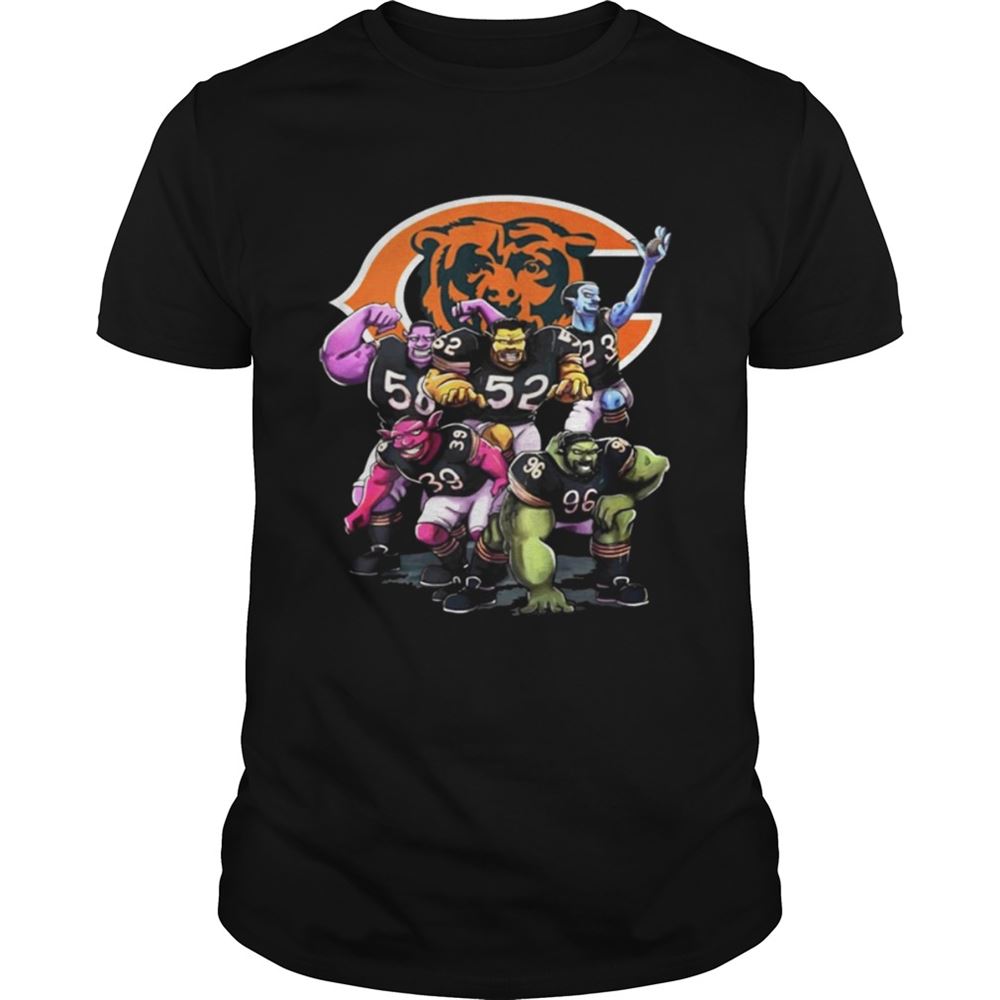 Attractive All Heroes Monster Chicago Bears Assemble Shirt 