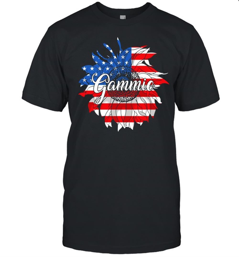 Great American Flag Sunflower 4th Of July Shirt 