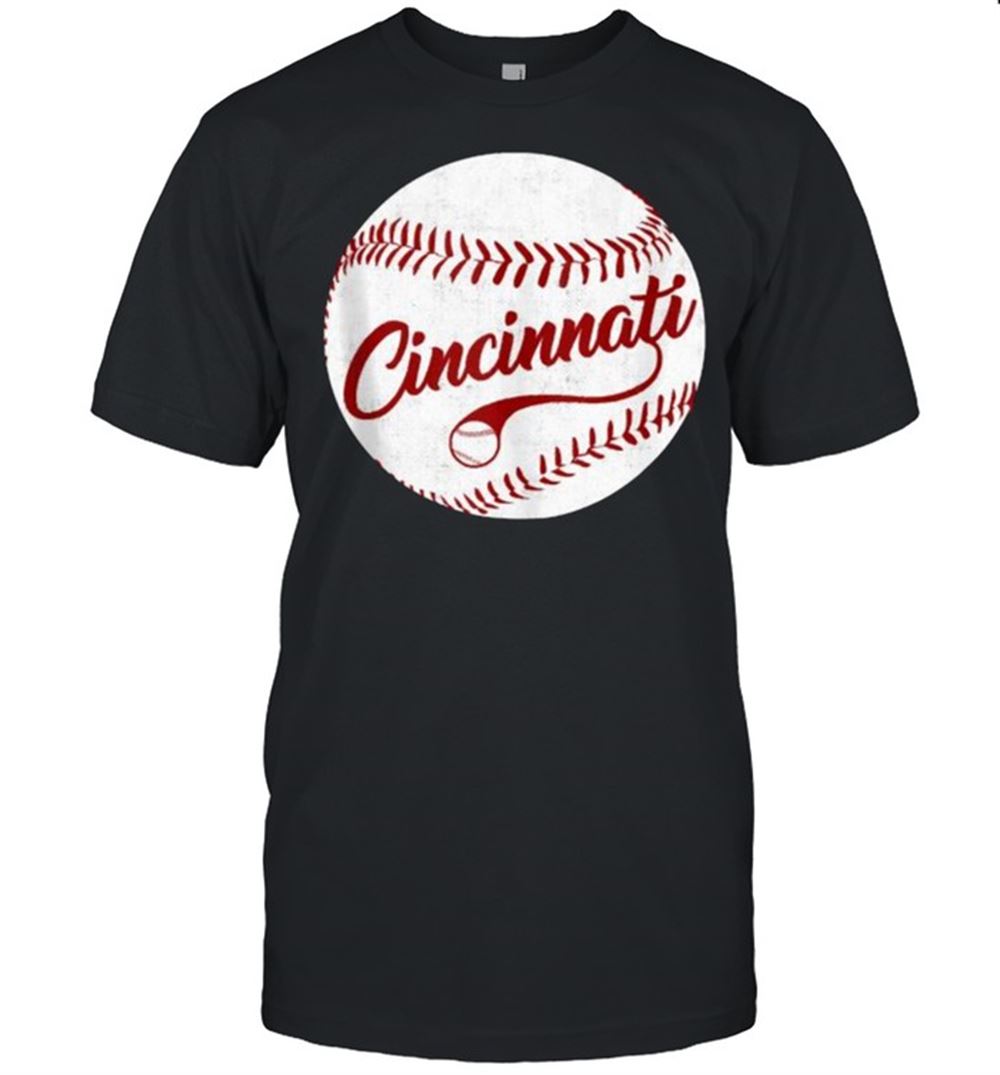 Attractive Baseball Cincinnati Vintage T-shirt 