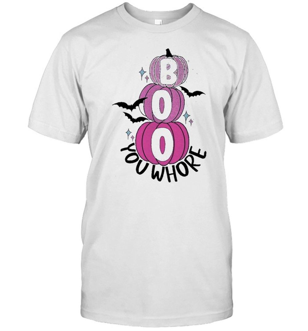 Amazing Britt Boo You Whore Funny Halloween Shirt 