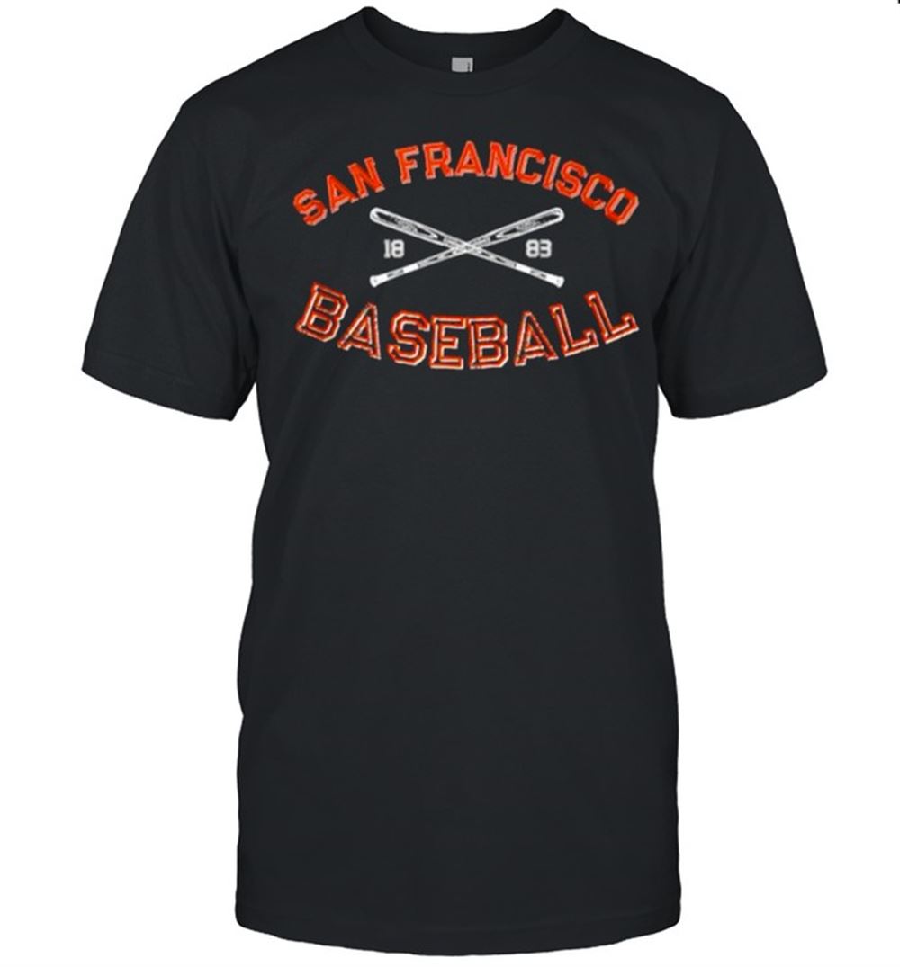 Amazing Classic San Francisco California Baseball Fan Retro Vintage T-shirt 