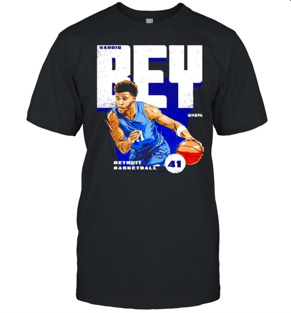 Great Detroit Basketball Saddiq Bey Premiere Shirt 