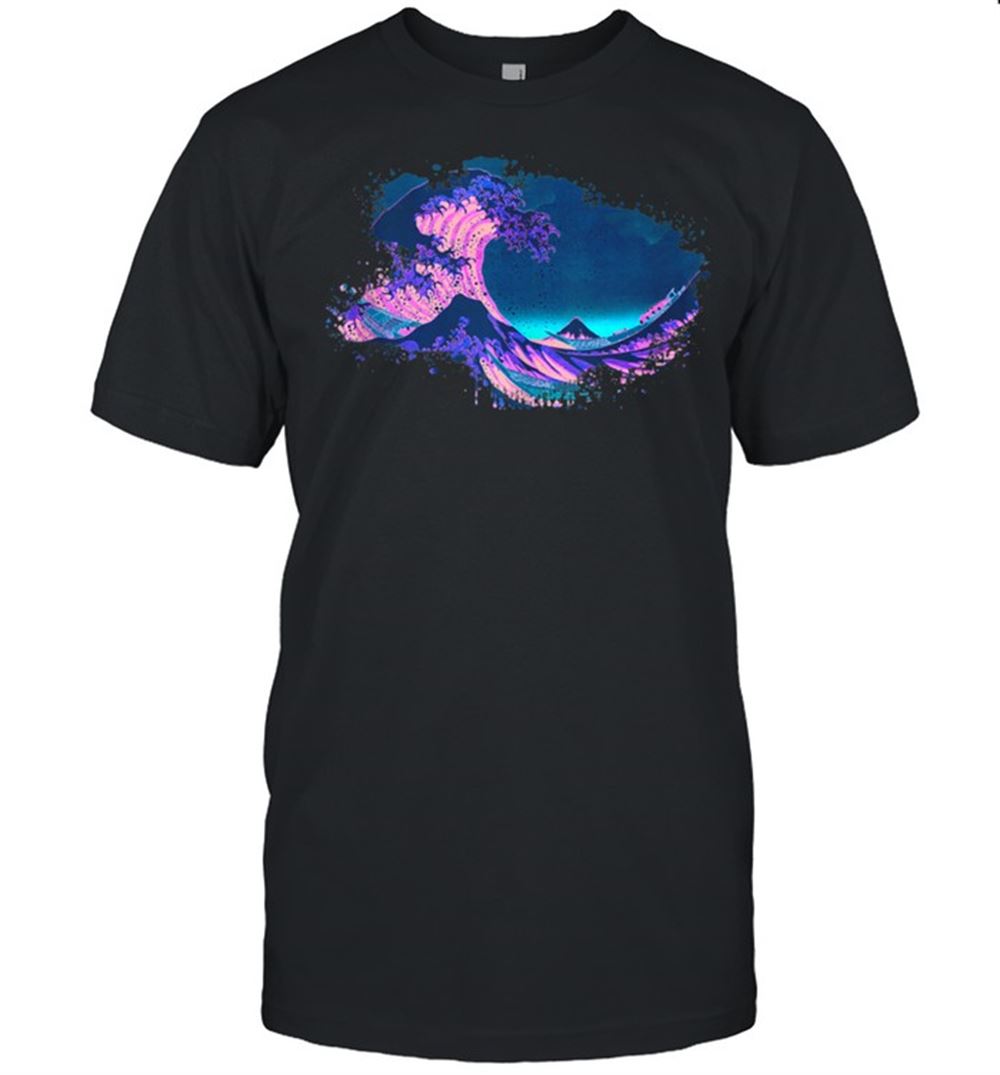 Amazing Famous Vintage Japanese Fine Art Great Wave Hokusai Stylish Shirt 