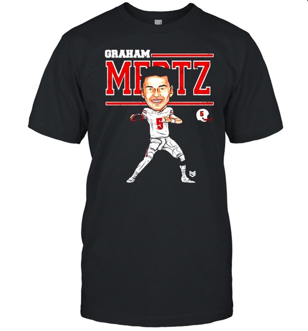 High Quality Graham Mertz Wisconsin Personalities Football Shirt 