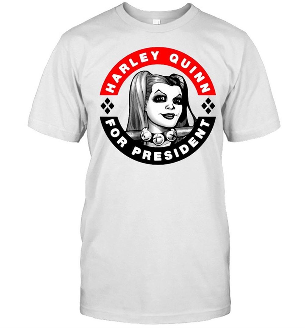 Limited Editon Harley Quinn For President Circle T-shirt 