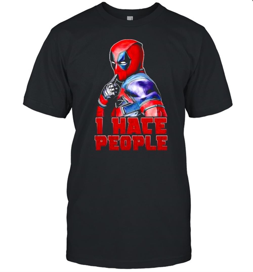 Happy I Hate People Deadpool Shirt 