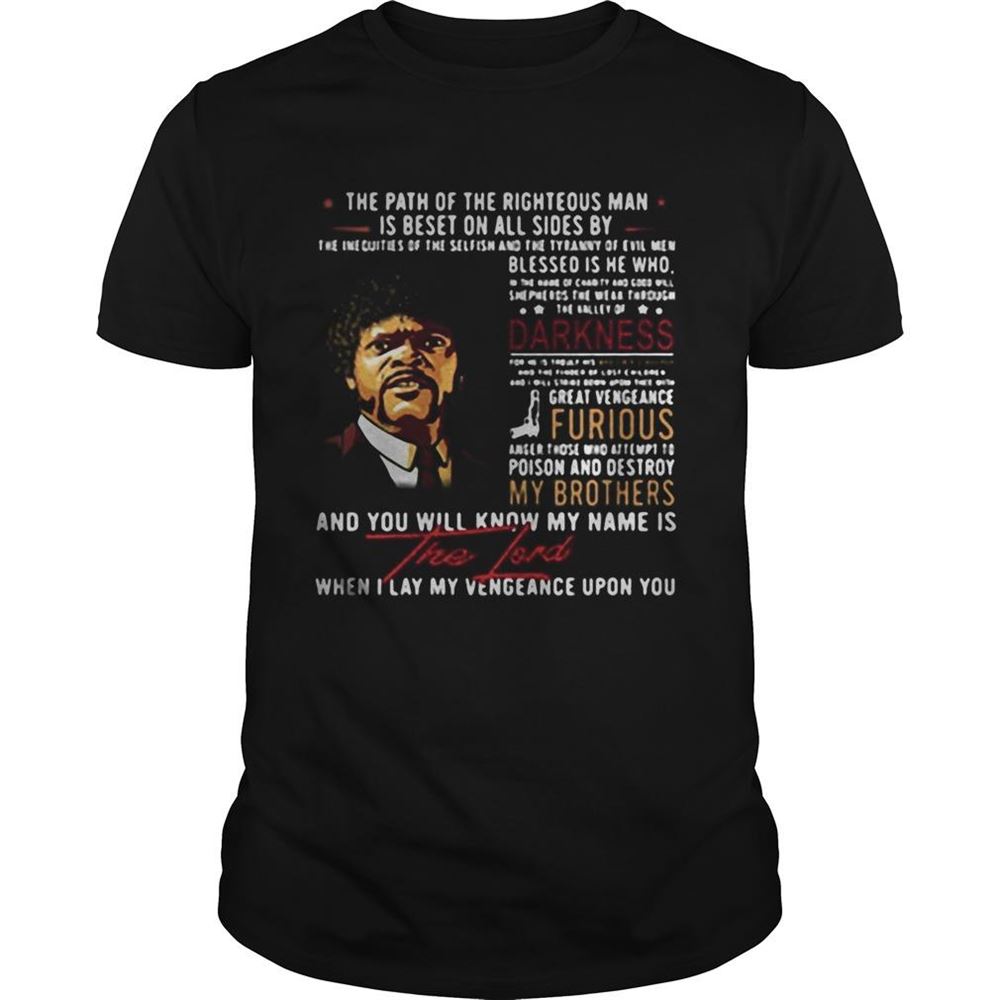 Gifts John Lewis The Path Of The Righteous Man Is Beset On All Sides By Shirt 