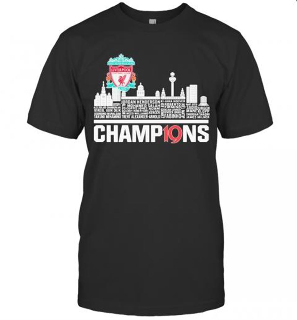 Limited Editon Liverpool Football Club Logo Champions City T-shirt 
