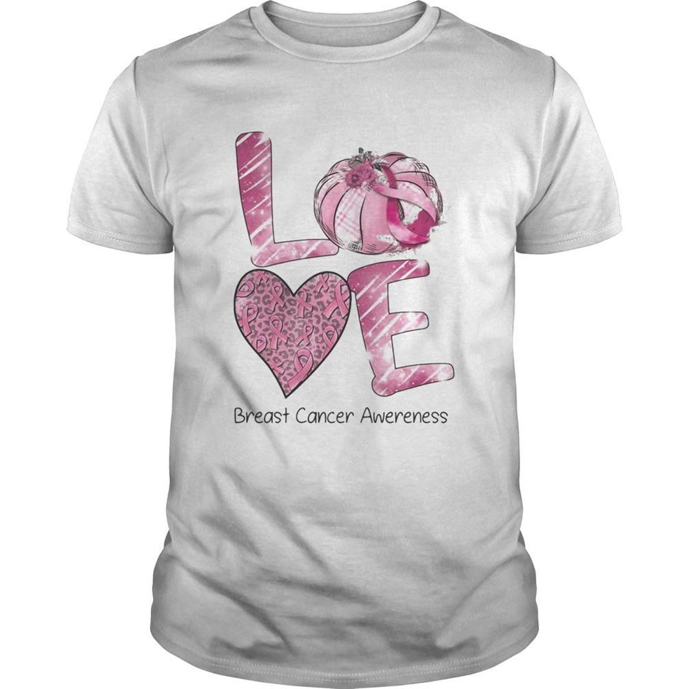 Great Love Breast Cancer Awareness Flowers Shirt 