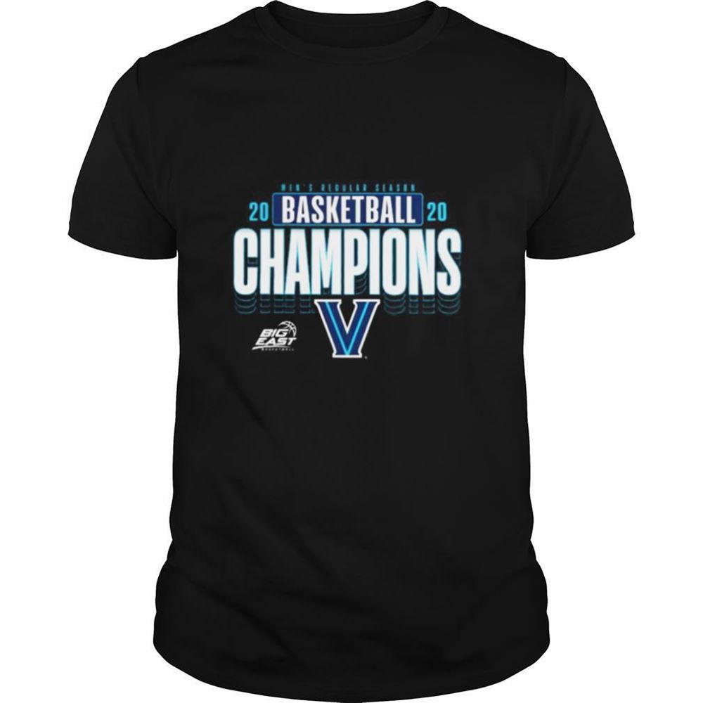 Best Mens Regular Season 2020 Basketball Champions Villanova Wildcats Shirt 