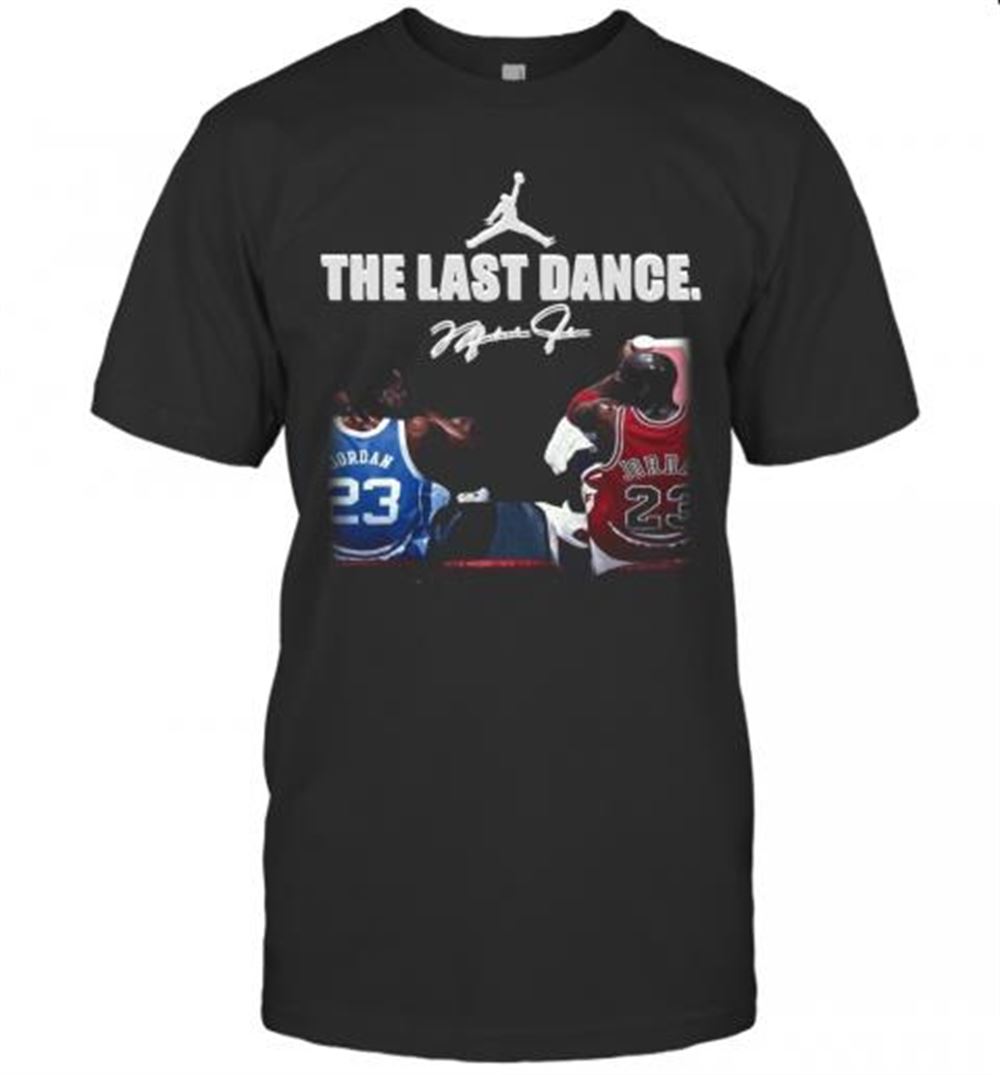Special Michael Jordan The Last Dance Signature T-shirt 