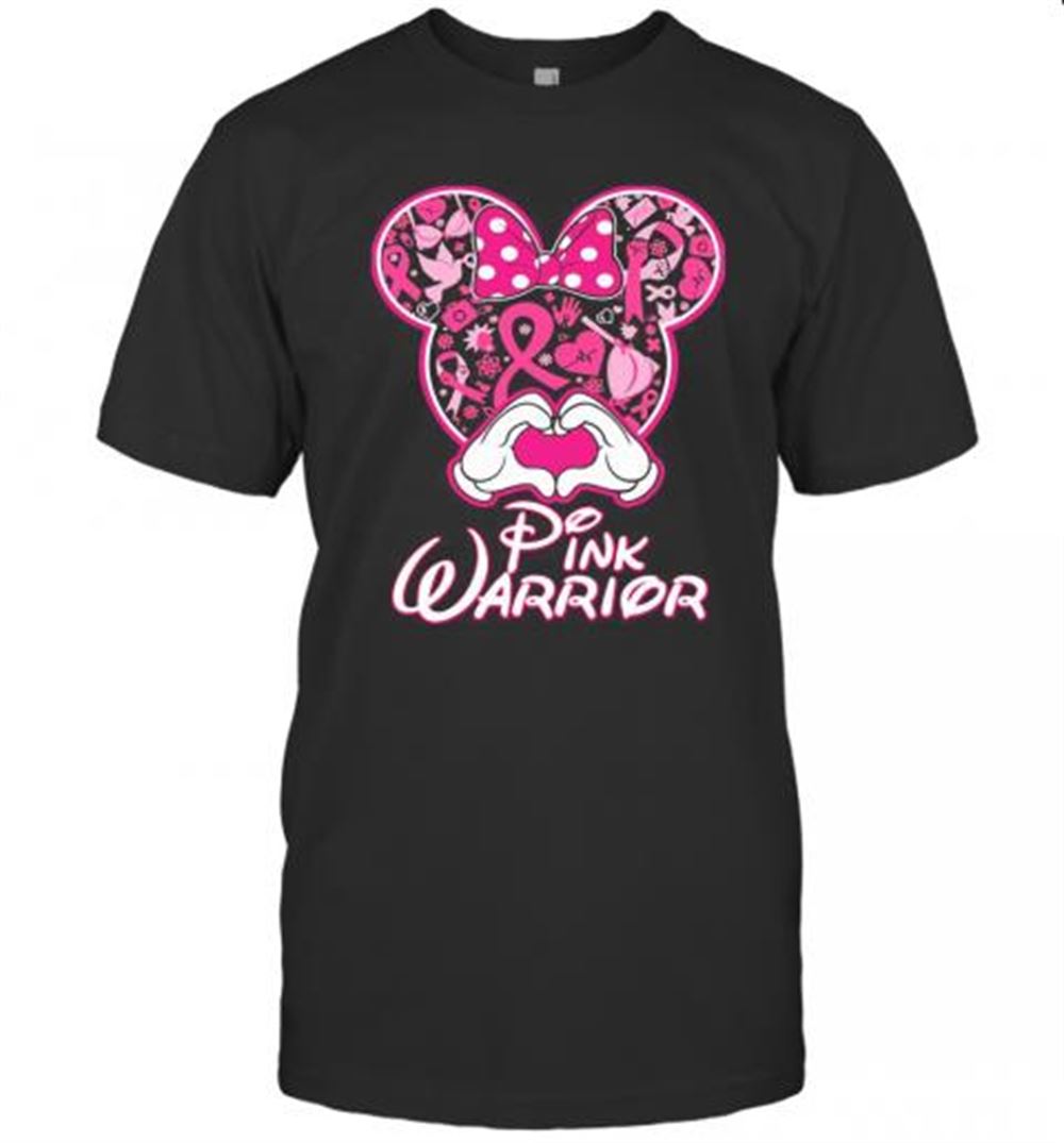Limited Editon Minnie Mouse Pink Warrior Awareness T-shirt 
