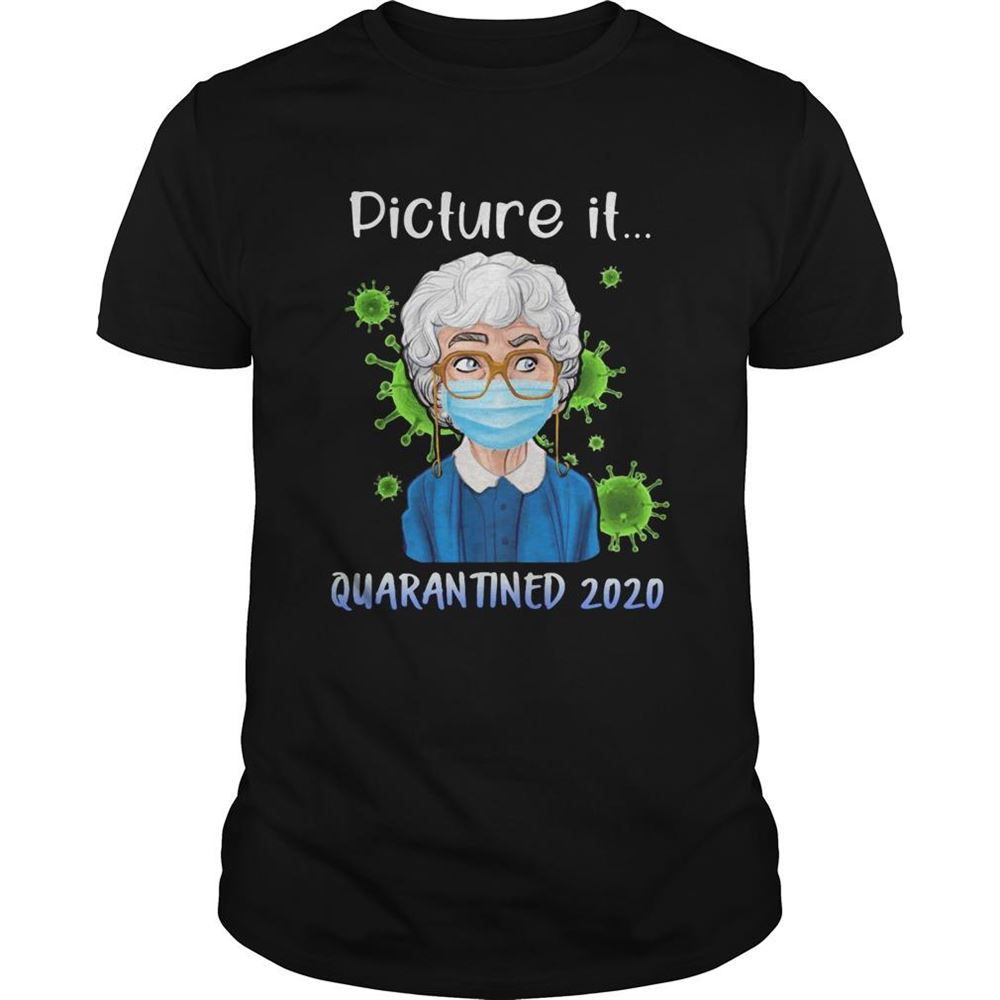 Gifts Picture It Mask Quaranrined 2020 Covid29 Shirt 
