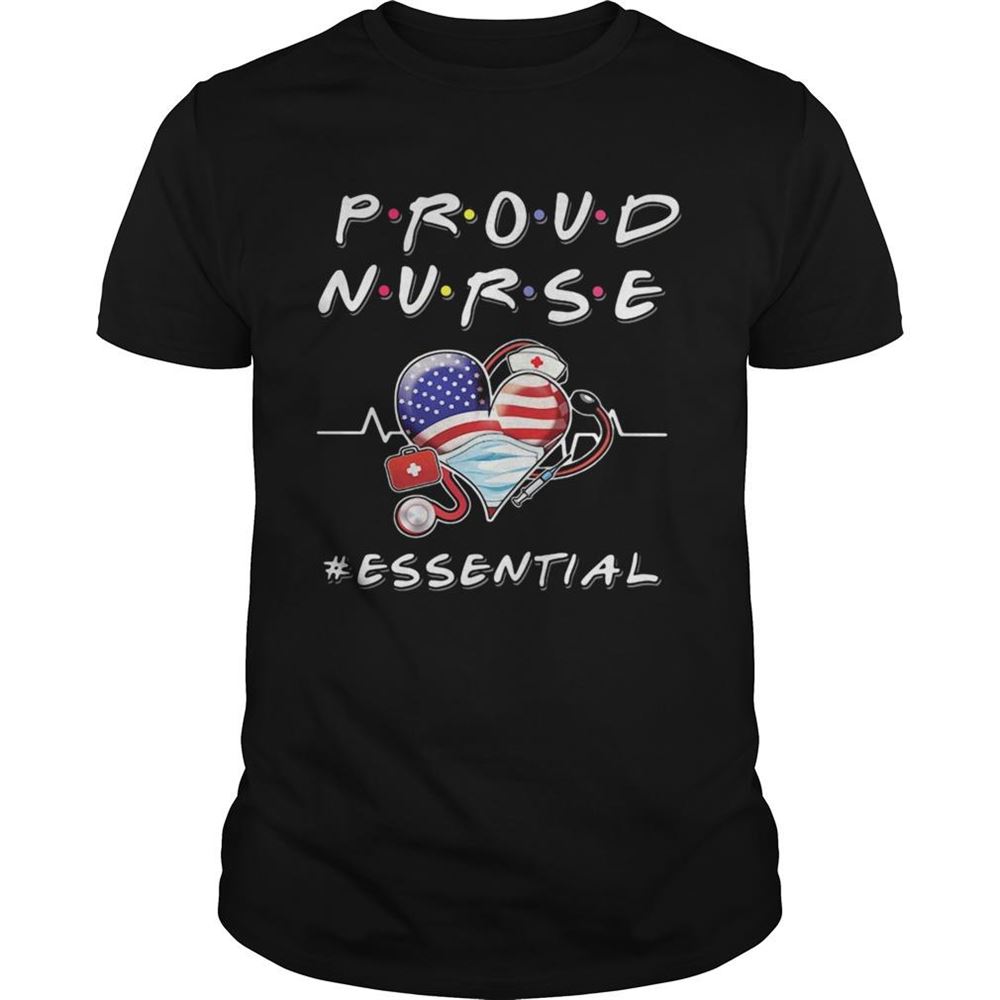 Best Proud Nurse Essential Love America Face Mask Shirt 