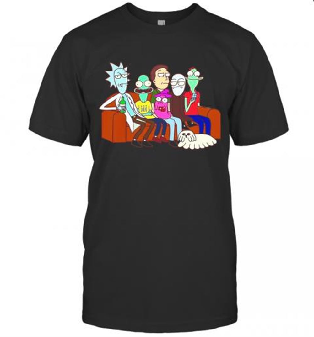 Attractive Rick And Morty The Movie Friends Tv Show T-shirt 
