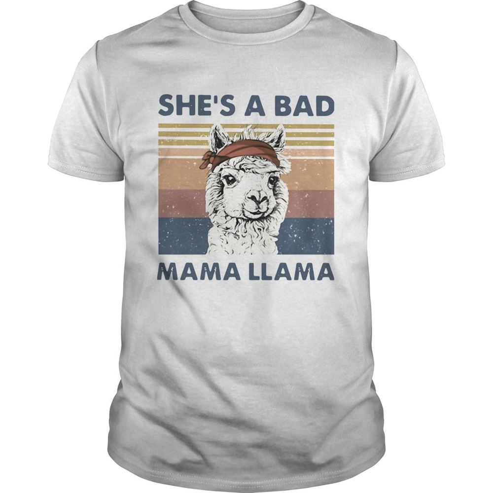 Special Shes A Bad Mama Llama Vintage Shirt 